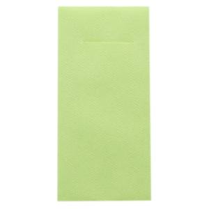 Serviettes de poche Uni vert pomme 40x40 cm 1/8 fois faites de Linclass - Product Image 2