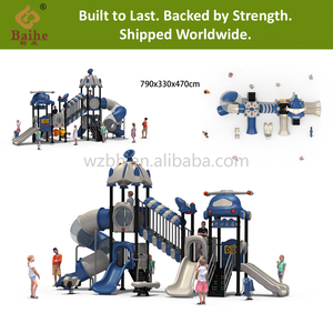 Baihe Vliegtuig Glijbaan Voor Kinderen Buiten-Duurzaam Metaal En Plastic Luchtvaart Thema Speeltoestellen Ce Gecertificeerd - Product Image 2