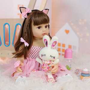 Bambola Realistica in PVC Morbido da 55 cm, Bambola Comfort da 22 Pollici per Bambine dai 4-6 Anni, Ottimo Regalo - Product Image 2