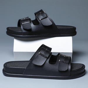 Men's Outdoor Summer Casual Slippers Thick-Soled EVA Leather Platform Breathable <b>Sandals</b> - Product Image 5
