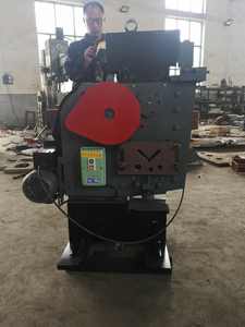 آلة تشكيل وقص المعادن المدمجة بسعر جيد، آلة ميكانيكية متعددة الوظائف للمعادن - Product Image 3