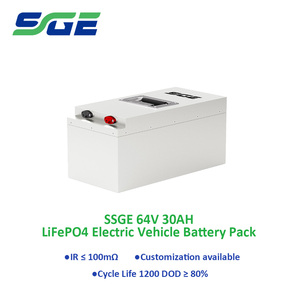 Bateria LiFePO4 64V30AH Disponível para OEM, Leve e com Longa Vida Útil para Veículos Elétricos de 2 e 3 Rodas - Product Image 1