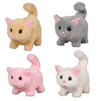 Jouet en peluche lapin électrique mignon, doux et interactif, avec oreilles qui bougent, lapin qui marche avec queue qui bouge, cadeaux d'anniversaire