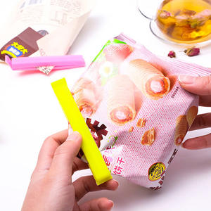 Großhandel Snack Verschluss <span class=keywords><strong>clip</strong></span> Kunststoff Gießen Lebensmittel Siegel Lagerung Haushalt Doppel öffnung <span class=keywords><strong>Chip</strong></span> Brot Versiegelung beutel Clips - Product Image 4
