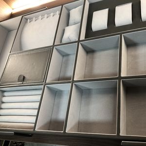 Dolap dolap depolama organizatör izle takı depolama ayarlanabilir sıralama kutusu - Product Image 3