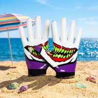 Gants de football unisexes Five-B de qualité supérieure, en tissu d'hiver, compatibles avec les écrans tactiles, à doigts complets, pour l'entraînement sportif, imprimés, couleur personnalisée, pour adultes