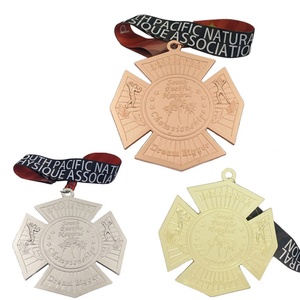 Medallas Deportivas de Oro Personalizadas para Maratón y Triatlón, Estilo Antiguo, con Logotipo Personalizado - Product Image 1