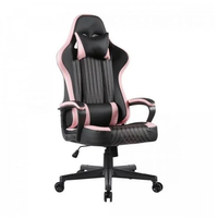 Chaise de jeu moderne en cuir PU personnalisée, accoudoirs réglables, soutien lombaire, dossier haut inclinable, chaise pivotante pour joueur d'ordinateur