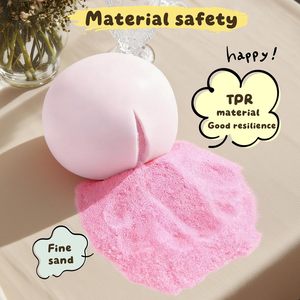 Pelota de Juguete ASMR Grande de Rebote Lento, Hecha a Mano, con Textura de Cera, Macaron de Fresa, Copo de Nieve, Sésamo, Pelota Blanda con Sensación Musical para Apretar - Product Image 2