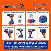Perceuse-visseuse sans fil sans balais à vitesse variable et couple réglable pour le bois, le métal et le bricolage