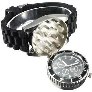 Zinc Alloy watch grinders crusher herb grinder watches for Men and Women