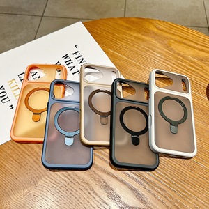 เคสโทรศัพท์แบบแม่เหล็กทรงกลม วัสดุ PC ลายจุดด้าน ป้องกันการกระแทก สำหรับ <span class=keywords><strong>iPhone</strong></span> 17 <span class=keywords><strong>Pro</strong></span> Max และ <span class=keywords><strong>iPhone</strong></span> 17 <span class=keywords><strong>Pro</strong></span> - Product Image 1