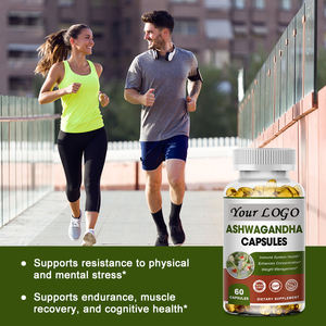 Offre Spéciale 120 Pcs Ashwagandha Extrait Capsules <span class=keywords><strong>Anti</strong></span>-<span class=keywords><strong>Stress</strong></span> Softgel 500mg Ashwagandha Complément <span class=keywords><strong>Alimentaire</strong></span> - Product Image 2