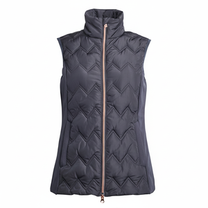OEM personalizado 85% abajo chaleco ecuestre a prueba de viento senderismo ligero Puffer abajo chaqueta Golf mujeres Puffer chaleco - Product Image 1