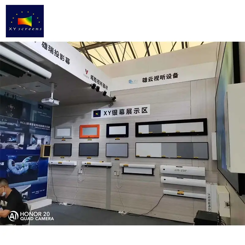 OEM/ODM XY 스크린 프로젝션 스크린 제조 공장 HD 4K 홈 시네마 극장 KTV 학교 youtube 뜨거운 판매 프로젝터 스크린