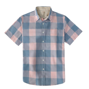 Chemises en flanelle décontractées pour hommes, motif personnalisé, surdimensionnées, à boutons-pression, imprimé à carreaux, 100 % coton, vente en gros - Product Image 3