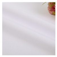 Haute qualité antibactérien 220 gsm stock suisse coton biologique classique piqué tissus pour vêtements coton