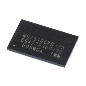 HXC W9751G6KB-25 WBGA-84 512Mbit <b>RAM</b> (8x12.5) IC DRAM 512MBIT PARALLEL 84WBGA Memory - Product Image 1