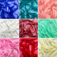 Fabricant de tissus en polyester chiffon uni de qualité supérieure pour robes fluides, vêtements de soirée, vêtements de mode, accessoires pour la maison, OEM