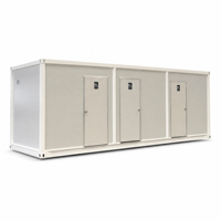 Conteneur WC Public Modulaire Portable à Bas Prix, Cabine Sanitaire Mobile Préfabriquée, Toilettes Temporaires Extérieures