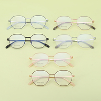 Monture de lunettes en métal et titane à mémoire optique bon marché Lunettes de correction de la vision en métal à mémoire de forme Montures de lunettes optiques