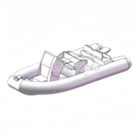 Mer Vista Ocean Master 16 ft Hypalon Sport Dockitjet Rib Gonflable Pvc Boat Jet Ski