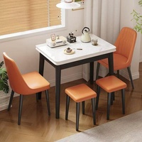 Table à manger moderne multifonctionnelle, plusieurs couleurs, bois massif, extensible, réglable, placement mural, meubles de maison Rosegia