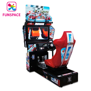 <span class=keywords><strong>Meilleur</strong></span> Prix Zone de Jeux d'Arcade Équipement d'Amusement Machine de Jeu à Monnayeur 32 Pouces Simulateur de Conduite de Course Automobile - Product Image 1