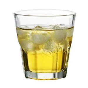 Bán buôn Libbey 10oz nặng cơ sở Đá ThủY Tinh cũ thời Whisky Cocktail Uống Thủy tinh soda Cà Phê Cốc thủy tinh biểu tượng tùy chỉnh