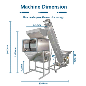 Machine d'emballage et de conditionnement automatique à deux ou quatre têtes linéaires, haute précision, pour granulés, noix, riz, graines, sacs de 500g à 5kg - Product Image 2
