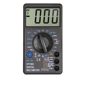 เครื่องวัดแรงดันไฟฟ้ากระแสสลับแบบดิจิตอล รุ่น DT700C จอแสดงผล 4 หลัก วัดได้สูงสุด 1000V/10A ความแม่นยำ 0.1 พร้อมระบบแจ้งเตือนแบตเตอรี่ต่ำ - Product Image 4