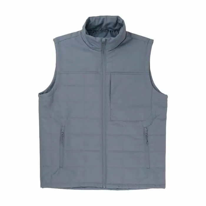 High Quality Men's Windproof Fishing Vest Padded Puff Vest Light Outdoor Outerwear Quilted Vest Tank Top Custom Logo