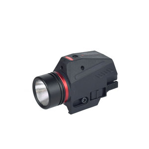 Combo de Linterna Táctica de 150 Lúmenes, Luz de Punto Rojo con Cuerpo de Metal y Nailon para Equipo Óptico de Exterior y Caza - Product Image 1