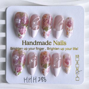 <span class=keywords><strong>Uñas</strong></span> Acrílicas de Girasol de Alta Calidad al por Mayor, Kit de Manicura con Diseño Personalizado, <span class=keywords><strong>Uñas</strong></span> Postizas a Presión - Product Image 1