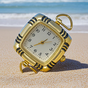 Montre à chaîne populaire de style varié, montre classique éternelle, chaîne à perles exquise assortie, quartz acrylique - Product Image 1