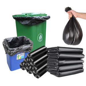 Sacs poubelles noirs épais sur mesure, taille XL, pour usage commercial - Product Image 1