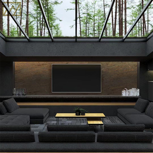 Tùy chỉnh sang trọng bronzite quartzit slab <span class=keywords><strong>Brown</strong></span> quartzit slab tự nhiên đá biệt thự tường trang trí nhà cà phê màu đá slab - Product Image 4