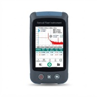 Réflectomètre optique portable multifonctionnel, OTDR miniature 3,5 pouces 1310/1550 nm, localisateur de défauts de câble à fibre optique