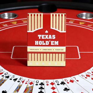 Juego de Cartas de Póker Texas Hold'em Xinzhiguang, Impermeables, de PVC, Lavables, con Esquinas Redondeadas - Product Image 5