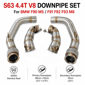 Tuyau d'échappement SKYLEY SS304 <span class=keywords><strong>Fatboy</strong></span> pour BMW F90 M5 F91 F92 F93 M8 S63 4.4T V8 Performance Exhaust - Product Image 1