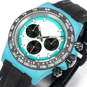 Reloj RO con Combinación de Colores Premium, Esfera de Fibra de Carbono, Esfera de Zafiro con Superficie Dura, Reloj Deportivo para Exteriores y Esquí - Product Image 3