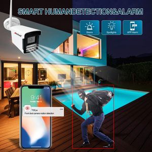 4-канальная Wi-Fi подключенная Беспроводная камера <span class=keywords><strong>Nvr</strong></span> поддерживает 8 ТБ жесткий диск Ptz камера пуля камера двусторонний диалог цветной ночного видения - Product Image 6