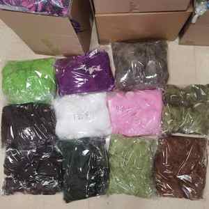 Putih bersenar Turki Marabou darah <span class=keywords><strong>Quill</strong></span> bulu untuk Karnaval terbang mengikat bahan memancing - Product Image 5