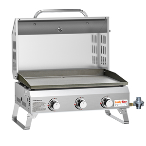 Tabletop <strong>3</strong> <strong>Burners</strong> Gas <strong>BBQ</strong> Grill Easily Cleaned Portable Stainless Steel - Product Image 3