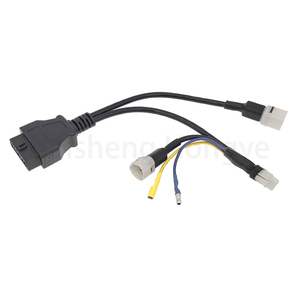Cáp chẩn đoán OBD2 16pin đến 3pin 4pin | OBD đến YAMAHA <span class=keywords><strong>3P</strong></span> Nam Nữ Honda 4P đầu nối bộ chuyển đổi cho công cụ máy quét - Product Image 1