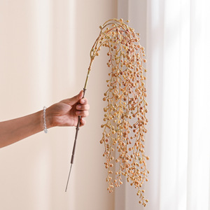 Fruta Artificial Colgante de Fábrica, Seca y de Color, con Alambre de Plástico, Decoración Ornamental para el Hogar, Arreglos Florales Colgantes de Pared - Product Image 2
