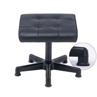Repose-pieds ergonomique en cuir réglable, tabouret de canapé, design contemporain durable pour la maison et le bureau