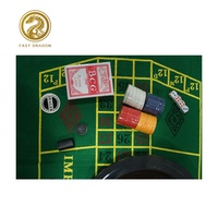Ensemble de jeu 5 en 1 de haute qualité plateau tournant de 6 pouces ensemble de roulette manuelle ensemble de vin de Casino roulette roulette russe