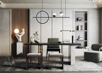 Bibliothèque Modulaire Moderne pour Salon, Bureau à Domicile, Salle à Manger – Étagères Personnalisables, Construction Durable en MDF