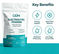 ODM Chaque portion contient plusieurs électrolytes, y compris du sodium, du potassium, du magnésium, fournissant de l'énergie, faible en sucre et en glucides.
